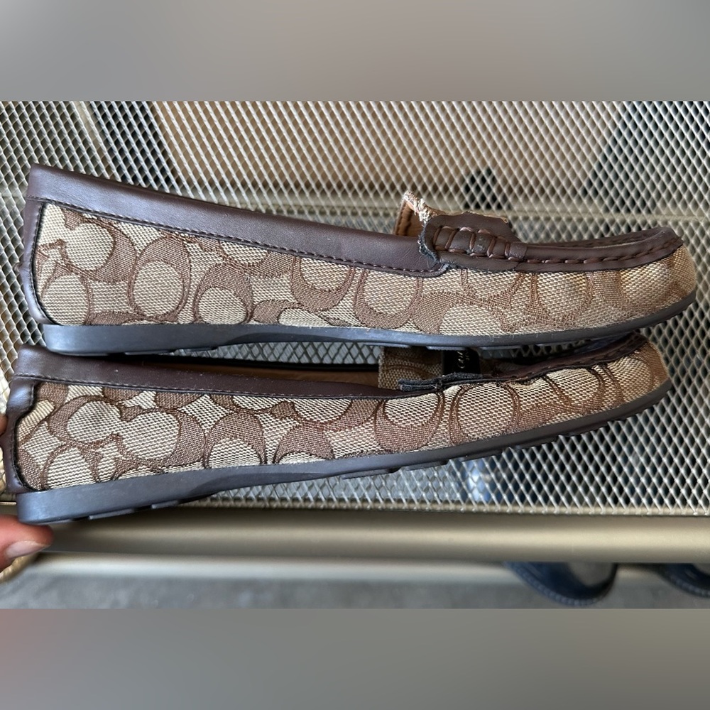 Coach Loafers: Mona Driver In Signature Jacquard - Picture 5 of 5